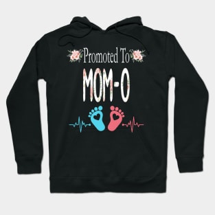 Promoted to MOM-O - Mother's Day - Christmas First Time Family Hoodie